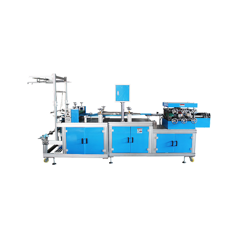 Plastic at non-woven cap machine