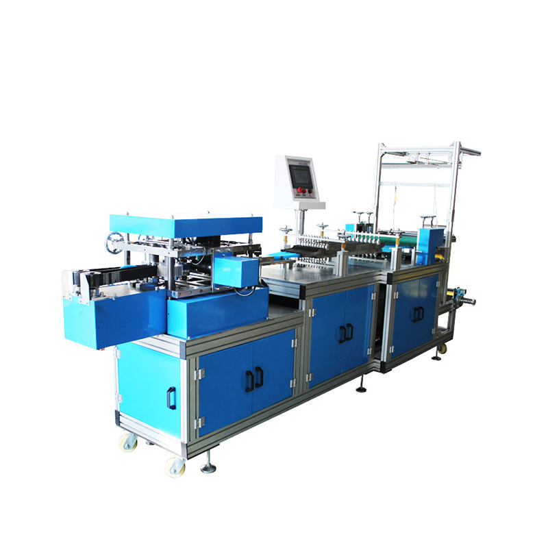 Plastic at non-woven cap machine