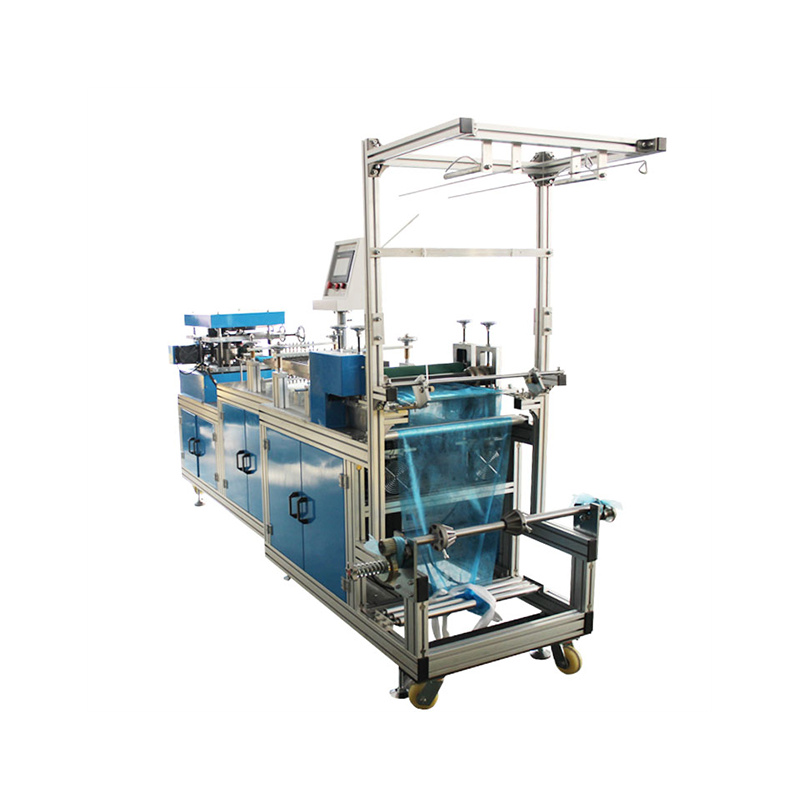 Plastic at non-woven cap machine